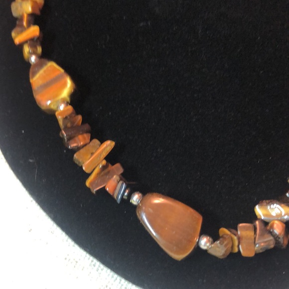 Beautiful Tiger eyes necklace 18-20” - Picture 6 of 10